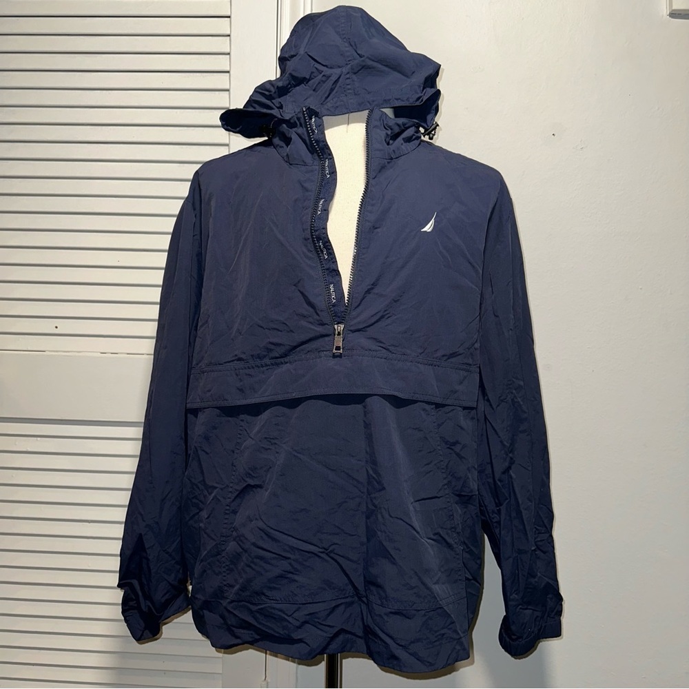 Men’s Nautica Half Zip Windbreaker Sz XL